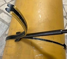 Использование инструмента для снятия наружного грата полиэтиленовых труб ПНДело Дегратер-1200 Использование инструмента для снятия наружного грата полиэтиленовых труб ПНДело Дегратер-1200