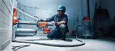 Использование водосборных коллекторов жидкого шлама Husqvarna O-образного 260 мм