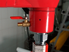 Штуцер подачи воды алмазной сверлильной установки Voll V-Drill 160